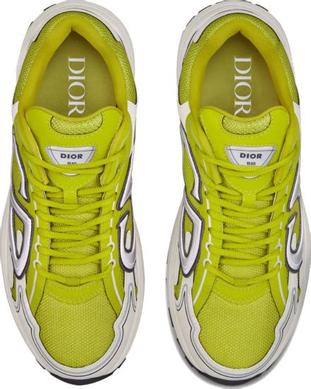 black and lime green dior sneakers|Dior B30 Olive Men's .